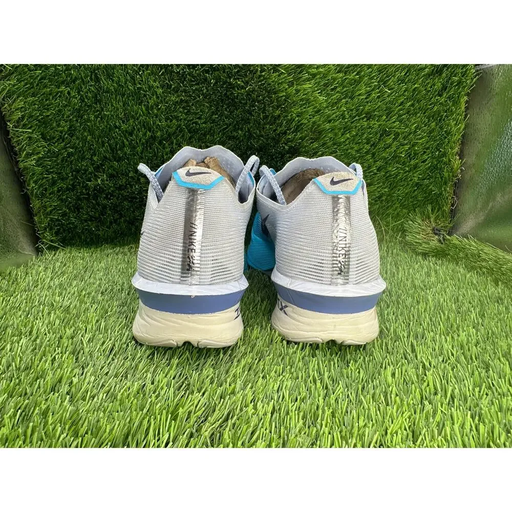 Nike Vaporfly 4 HF6412-114 Athletic Sneaker Womens 8.5 Blue Mesh Gym Road Racing